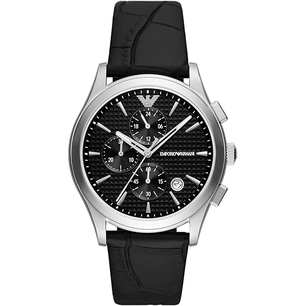 Amazon.com: Emporio Armani Men's Chronograph Green Leather Watch